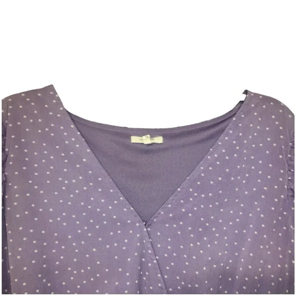 Maurices Polka•Dot Blouse 💜 - Picture 4 of 16
